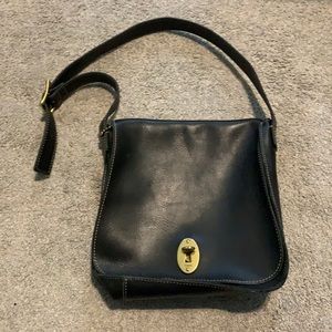Fossil back leather bag